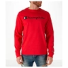 Champion Men's  Classic Graphic Long-sleeve T-shirt, Red