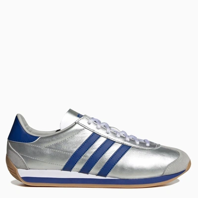 Adidas Originals Low Country Og Metallic Trainer In White