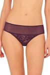 Natori Cherry Blossom Girl Brief Panty In Deep Plum