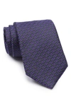 Nordstrom Edwin Neat Silk Tie In Purple