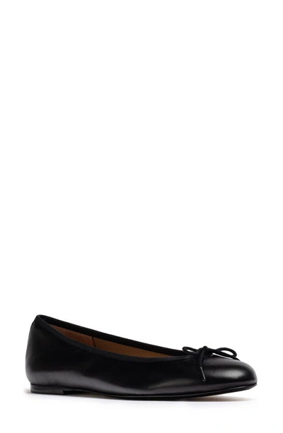 Jon Josef Barcelona Ballet Flat In Black Leather