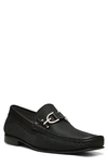 Donald Pliner Dacio Moc Toe Loafer In Black/black