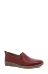 Dansko Linley Slip-on Shoe In Red Burnished Calf