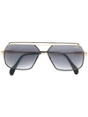 Cazal Square Shaped Sunglasses - Black