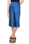 Vince Satin Slip Skirt In Riverine