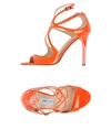 Jimmy Choo Sandals In Orange