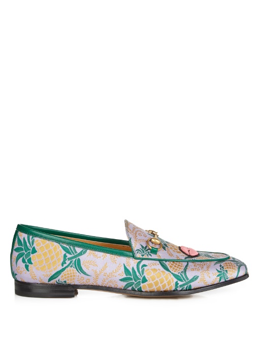 gucci shoes with pineapple