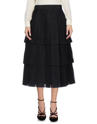 Thom Browne 3/4 Length Skirt In Black