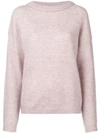 Acne Studios Dramatic Oversized Sweater In Pink