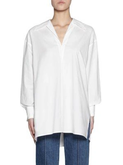 Acne Studios Long-sleeve Cotton Shirt In White