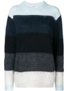 Acne Studios Opening Ceremony Albah Mohair Sweater In Blue Multi