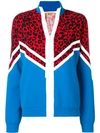 N°21 Women's Donna Leopard Print Track Jacket In Multicolor