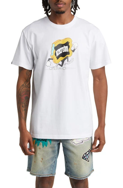 Icecream Run Graphic T-shirt In White