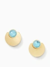 Kate Spade Sunshine Stones Studs In Turquoise