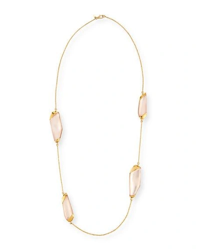 Alexis Bittar Large Lucite&reg; Station Necklace, 36" In Yellow