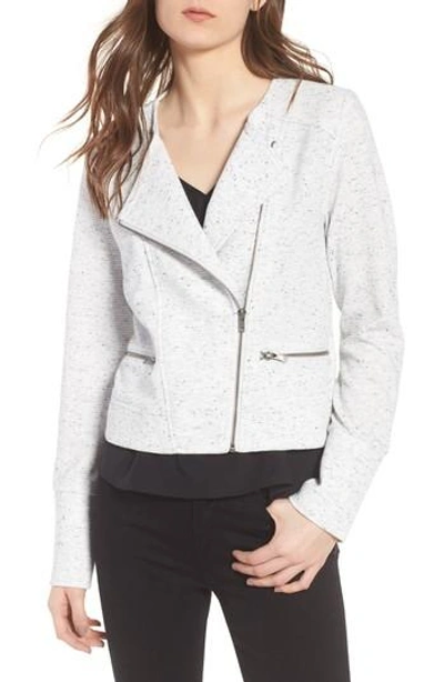 Cupcakes And Cashmere Algona Collarless Jacket In Ivory