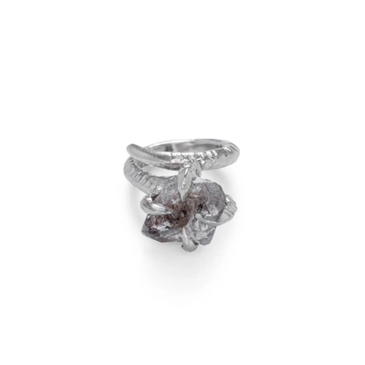 Bj0rg Jewellery Herkimer Claw Ring L