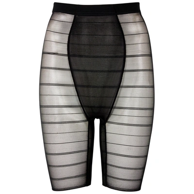 Wacoal Sexy Shaping Stretch-mesh Shorts In Black