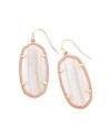 Kendra Scott Signature Elle Drop Earrings In Rosegoldagate