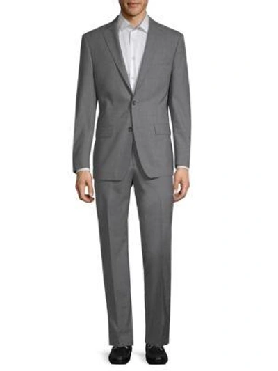 Michael Kors Men's Slim-fit Wool Suit In Grey