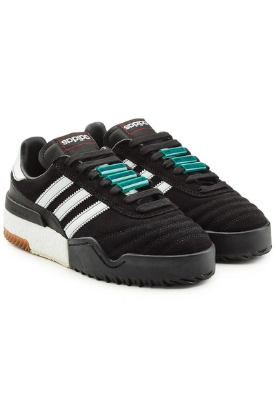 Adidas Originals By Alexander Wang Aw Bball Soccer Sneakers In Core Black/ftwr White/black