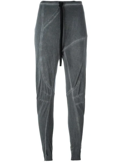 Lost & Found Slim Fit Track Pants In Grey