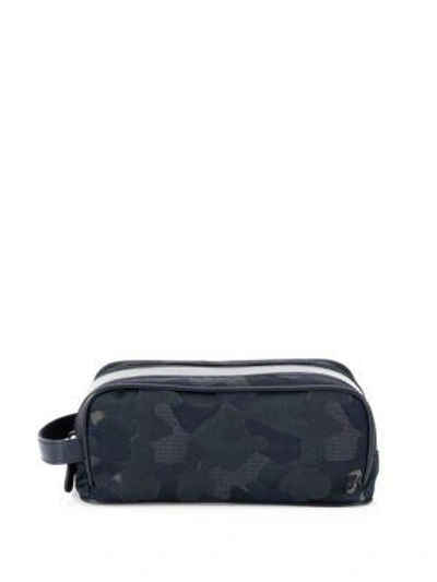 Saks Fifth Avenue Collection Textured Toiletry Kit In Navy