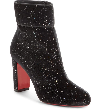 Christian Louboutin Moulamax Velvet Galactica 85 Booties In Black ModeSens