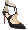 Christian Louboutin Rosas 85mm Red Sole Pumps In Black