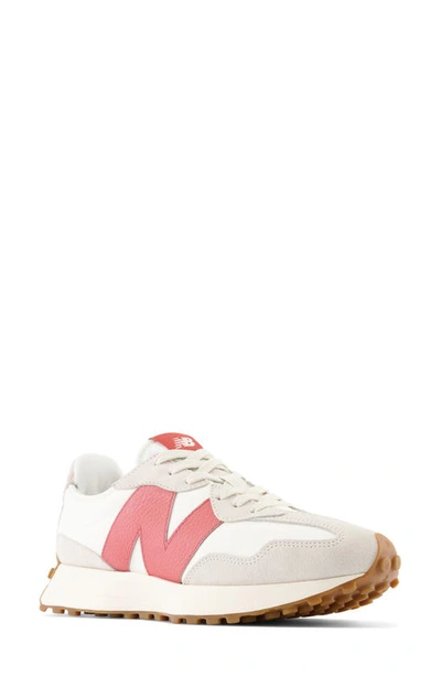 New Balance Unisex 327 In Beige/red