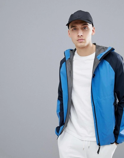 Peak Performance Pac Jacket With Gore-tex In Blue/navy - Blue