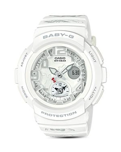 Casio G-shock Hello Kitty Analog/digital Watch, 44.3mm In White