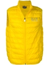 Ea7 Emporio Armani Logo Vest - Yellow