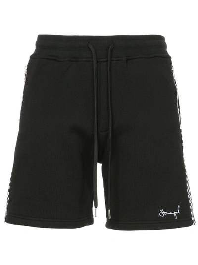Stampd Checkered Side Panel Track Shorts