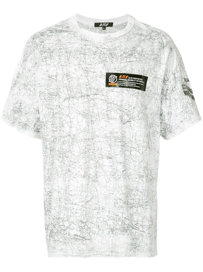 D.tt.k Printed T-shirt With Logo Patch - White