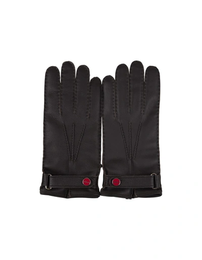 Kiton Gloves In Marrone