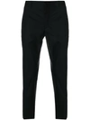 Pt01 Cropped Slim-fit Trousers