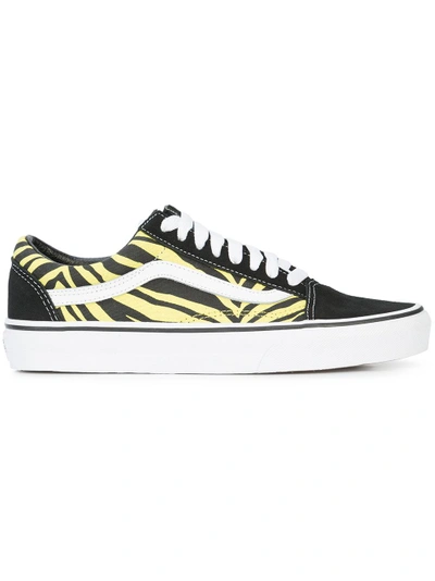 Vans Old Skool Zebra Lace-up Sneakers In Black