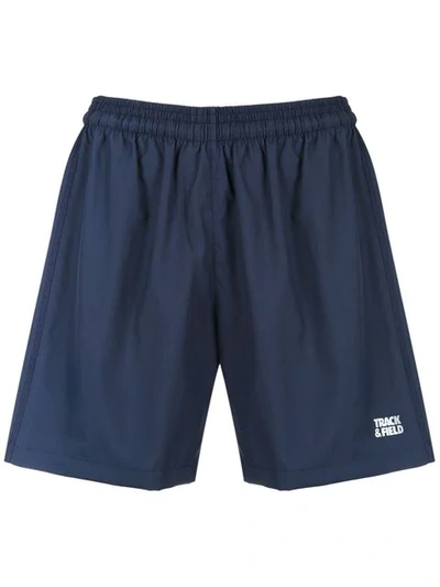 Track & Field Running Shorts In Blue