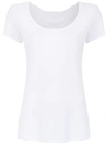 Track & Field Cut Out Detail T-shirt In White