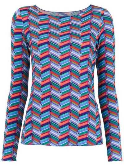 Track & Field Long Sleeves T In Multicolour