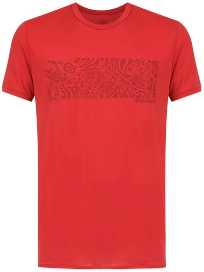 Track & Field Printed T-shirt - Red