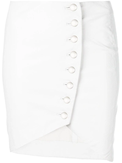 Iro Wrap Style Button Front Mini Skirt