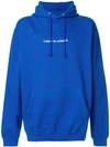 Famt Learn To Unlearn Hoodie In Blue