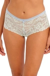 Freya Offbeat Lace Boyshorts In Pure Water