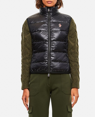 Moncler Sleeveless Down Jacket In Nero