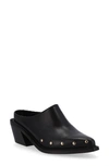 Alohas Lorenzo Leather Mule Heel In Black