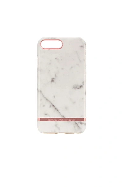 Richmond & Finch White Marble & Rose Iphone 6/7/8 Plus Case