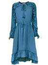 Olympiah Juli Ruffled Dress In Blue