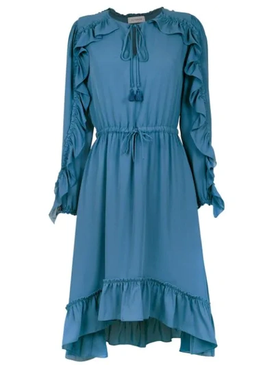 Olympiah Juli Ruffled Dress In Blue